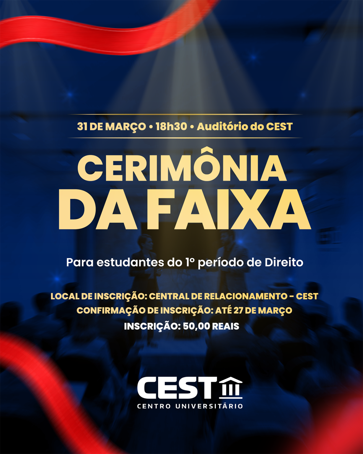 Cerimônia da Faixa marca início da jornada acadêmica dos alunos de ...